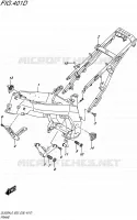 CADRE (DL650XAL6 E28) pour Suzuki V-STROM 650 2016