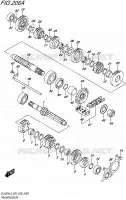 TRANSMISSION pour Suzuki V-STROM 650 2016