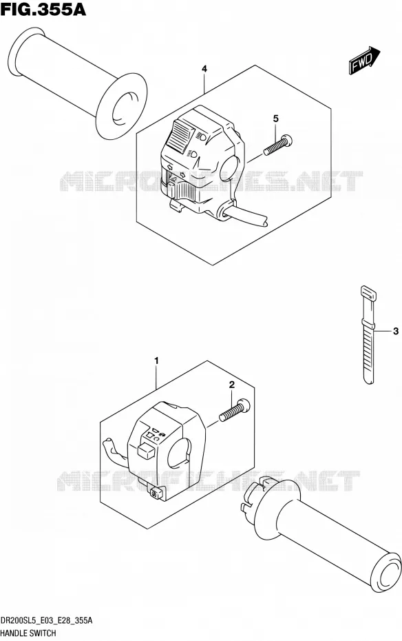 COMMODOS Suzuki MOTO 200 DR 2015  DR200S L5 (E03,E28,E33)