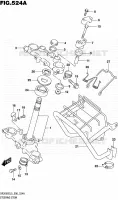 COLONNE DE DIRECTION pour Suzuki DR 200 2015