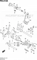 ENSEMBLE SELECTEUR DE VITESSES pour Suzuki DR 200 2015