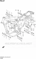 CADRE (DR650SEL4 E28) pour Suzuki DR 650 2014