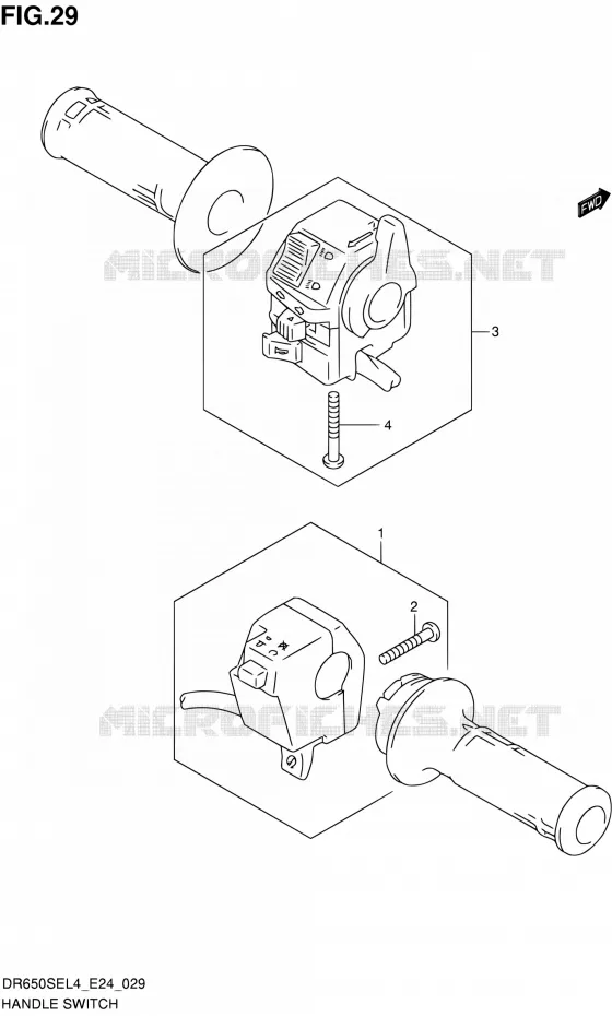COMMODOS Suzuki MOTO 650 DR 2014  DR650SE L4 (E24)
