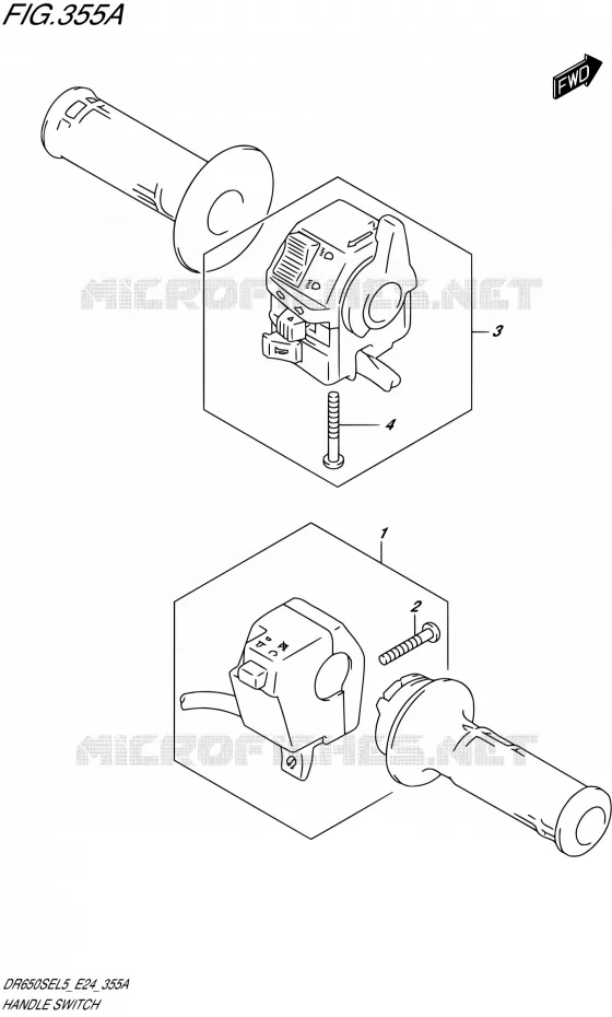 COMMODOS Suzuki MOTO 650 DR 2015  DR650SE L5 (E24)