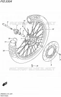 ROUE AVANT pour Suzuki DR 650 2015