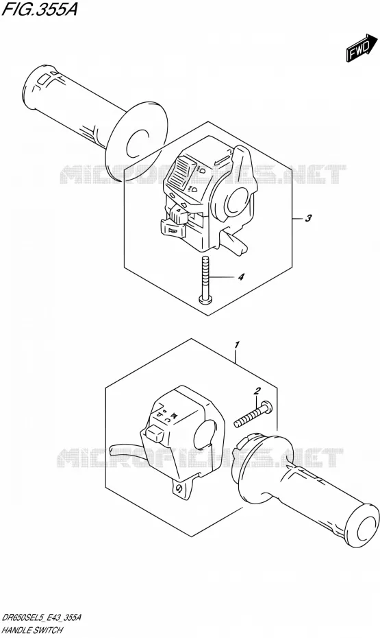 COMMODOS Suzuki MOTO 650 DR 2015  DR650SE L5 (E43)