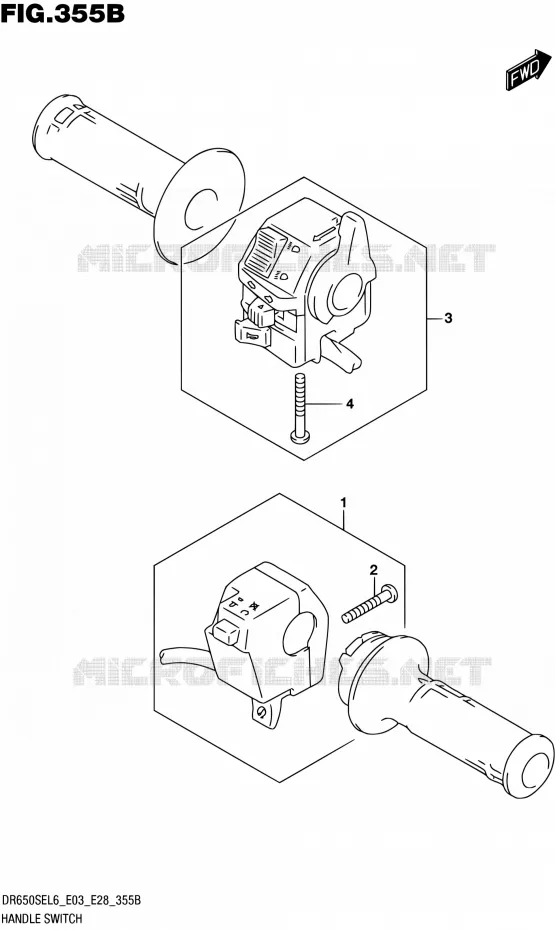 COMMODOS (DR650SEL6 E28) Suzuki MOTO 650 DR 2016  DR650SE L6 (E03,E28,E33)