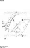 CARENAGES ARRIERE pour Suzuki DR-Z 125 2014