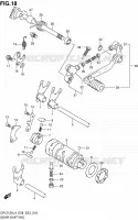 ENSEMBLE SELECTEUR DE VITESSES pour Suzuki DR-Z 125 2014