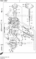CARBURATEUR (DR Z400SL5 E33) pour Suzuki DR-Z 400 2015