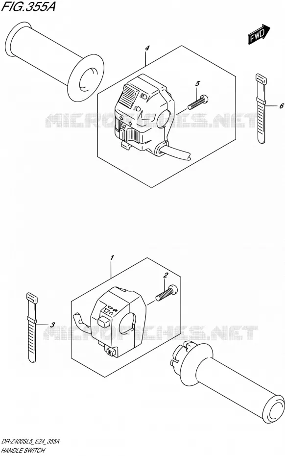 COMMODOS Suzuki MOTO 400 DR-Z 2015  DR-Z400S L5 (E24)