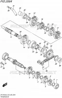 TRANSMISSION pour Suzuki DR-Z 400 2016