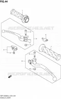 ENSEMBLE LEVIERS   POIGNEES pour Suzuki BANDIT 1250 2014