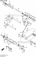 ENSEMBLE SELECTEUR DE VITESSES pour Suzuki BANDIT 1250 2016
