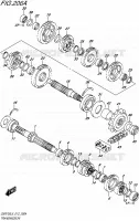 TRANSMISSION pour Suzuki GSR 750 2015