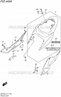 CARENAGES ARRIERE (FOR YKV,AJX) pour Suzuki GSR 750 2016