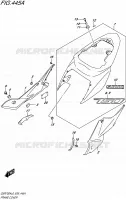 CARENAGES ARRIERE (FOR YKV,AJX) pour Suzuki GSR 750 2016