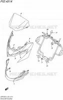 BOL DE PHARE pour Suzuki GSR 750 2014