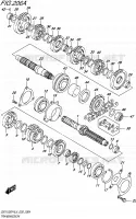 TRANSMISSION pour Suzuki GSX-F 1250 2015