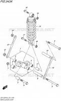 BIELLETTE D'AMORTISSEUR pour Suzuki GSX-F 1250 2015
