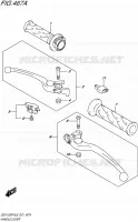 ENSEMBLE LEVIERS   POIGNEES pour Suzuki GSX-F 1250 2016