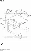 BATTERIE (GSX1300RAL4 E28) pour Suzuki HAYABUSA 1300 2014