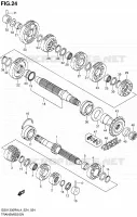 TRANSMISSION pour Suzuki HAYABUSA 1300 2014