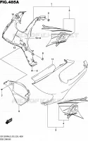 FLANCS DE CARENAGES pour Suzuki HAYABUSA 1300 2015