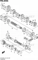 TRANSMISSION pour Suzuki HAYABUSA 1300 2015