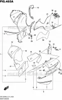 CARENAGES INFERIEUR (FLANCS) pour Suzuki HAYABUSA 1300 2015