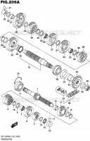 TRANSMISSION pour Suzuki HAYABUSA 1300 2015