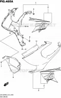 FLANCS DE CARENAGES pour Suzuki HAYABUSA 1300 2016
