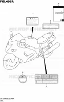 ETIQUETTE pour Suzuki HAYABUSA 1300 2016
