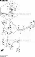 DURITE DE FREIN AVANT (GSX1300RAL5 E19) pour Suzuki HAYABUSA 1300 2015