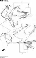 FLANCS DE CARENAGES pour Suzuki HAYABUSA 1300 2015