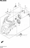 PHARE (GSX1300RAUFL5 E19) pour Suzuki HAYABUSA 1300 2015