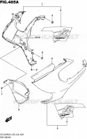 FLANCS DE CARENAGES pour Suzuki HAYABUSA 1300 2014