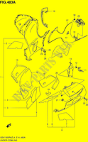 CARENAGES INFERIEUR (FLANCS) pour Suzuki HAYABUSA 1300 2014