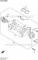 ETRIER DE FREIN AVANT pour Suzuki GSX-F 650 2015