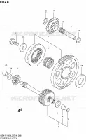 ROUE LIBRE DE DEMARREUR pour Suzuki GSX-R 1000 2012
