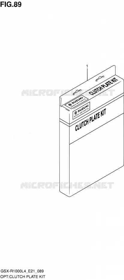 KIT EMBRAYAGE Suzuki MOTO 1000 GSX-R 2015  GSX-R1000 L4 (E21)
