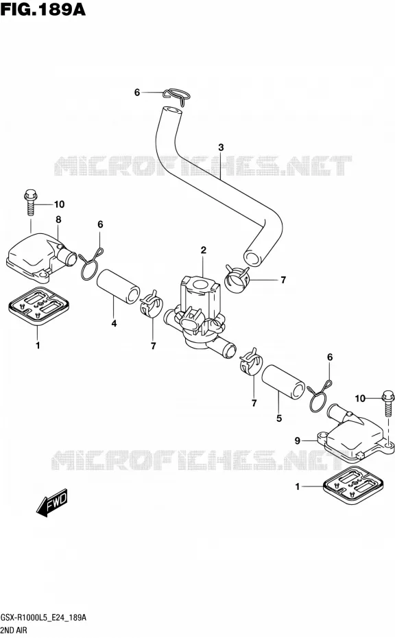 SYSTEME RECYCLAGE GAZ ECHAPPEMENT Suzuki MOTO 1000 GSX-R 2015  GSX-R1000 L5 (E24)
