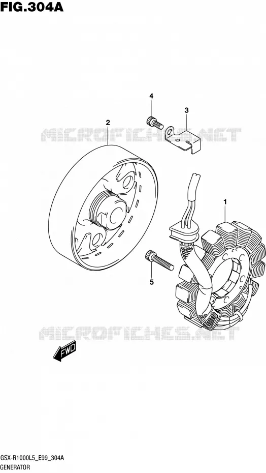 ALTERNATEUR Suzuki MOTO 1000 GSX-R 2015  GSX-R1000 L5 (E99)