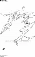 CARENAGES ARRIERE (YSF) pour Suzuki GSX-R 1000 2016
