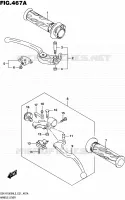 ENSEMBLE LEVIERS   POIGNEES pour Suzuki GSX-R 1000 2015