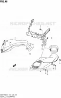 FLANCS DE CARENAGES pour Suzuki GSX-R 600 2004