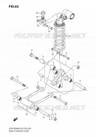 BIELLETTE D'AMORTISSEUR pour Suzuki GSX-R 600 2010