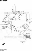 FLANCS DE CARENAGES (ARD) pour Suzuki GSX-R 600 2015