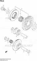 ROUE LIBRE DE DEMARREUR pour Suzuki GSX-R 750 2004