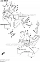 FLANCS DE CARENAGES (PGZ,AV4) pour Suzuki GSX-S 1000 2016